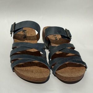 Blue Korks Sandals NWOT
